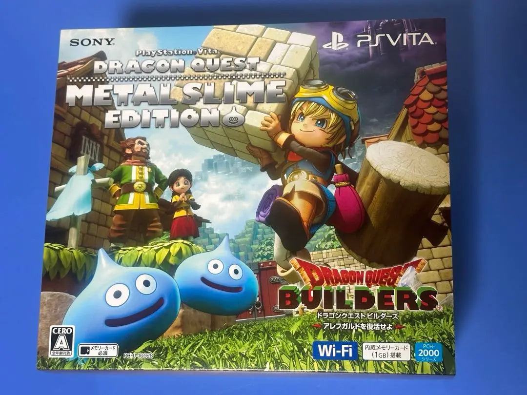 Unidad principal de PS Vita nueva y sin usar Dragon Quest Metal Slime Edition