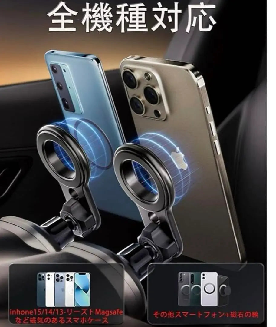 [Limited to the actual item‼ ️】 Smartphone holder car outlet installation Easy 360 ° adjustable