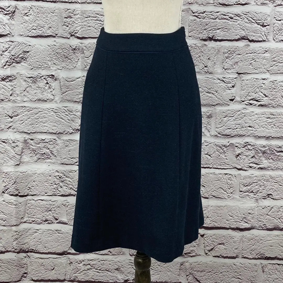 ☆5727P☆ index Knee-length skirt Dark navy