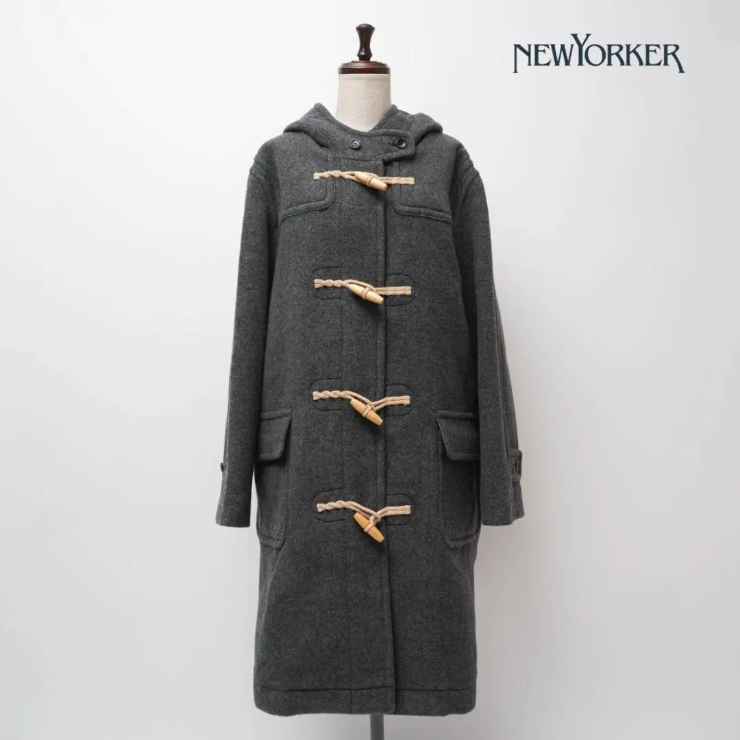 New Yorker Duffel Coat with Food Gender Gray 23 *XC796