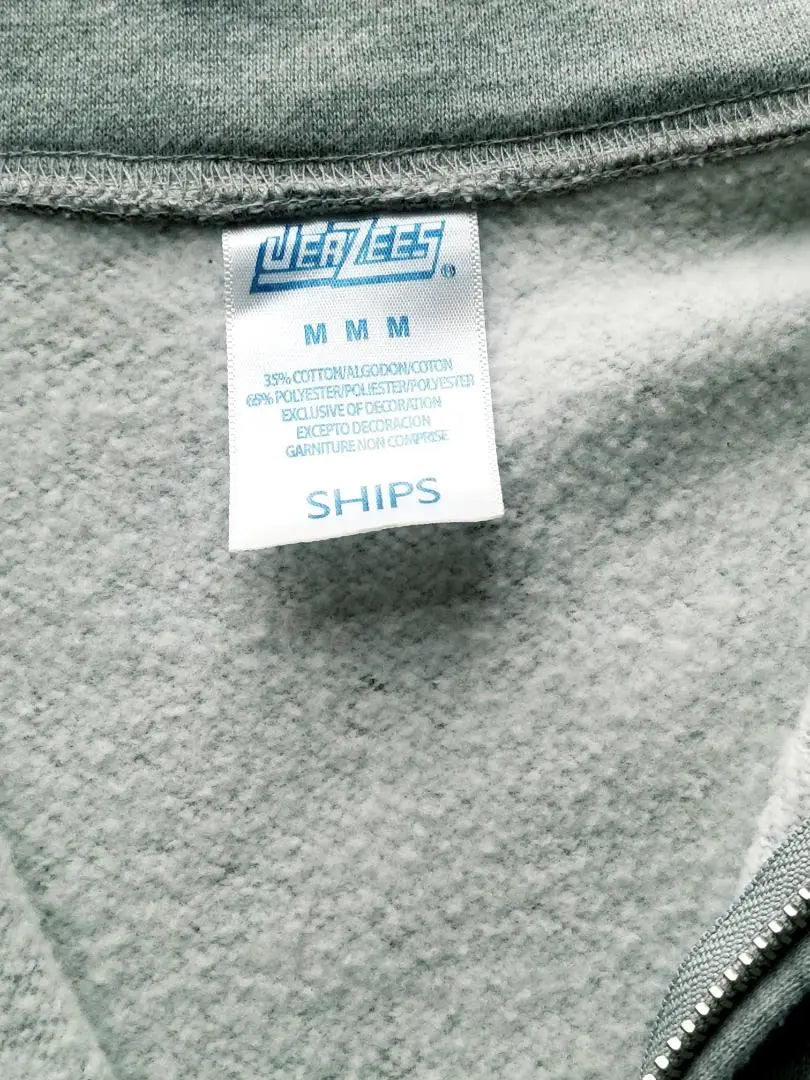 ★JERZEES × SHPIS half zip trainer