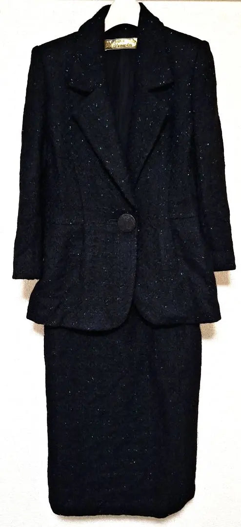 ♪Madam yamaoka Glitter black skirt suit