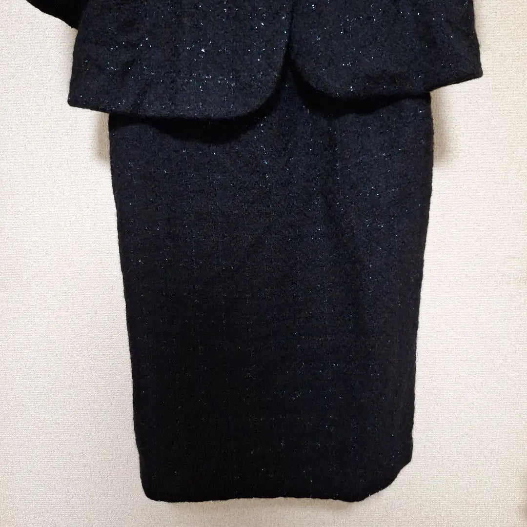 ♪Madam yamaoka Glitter black skirt suit