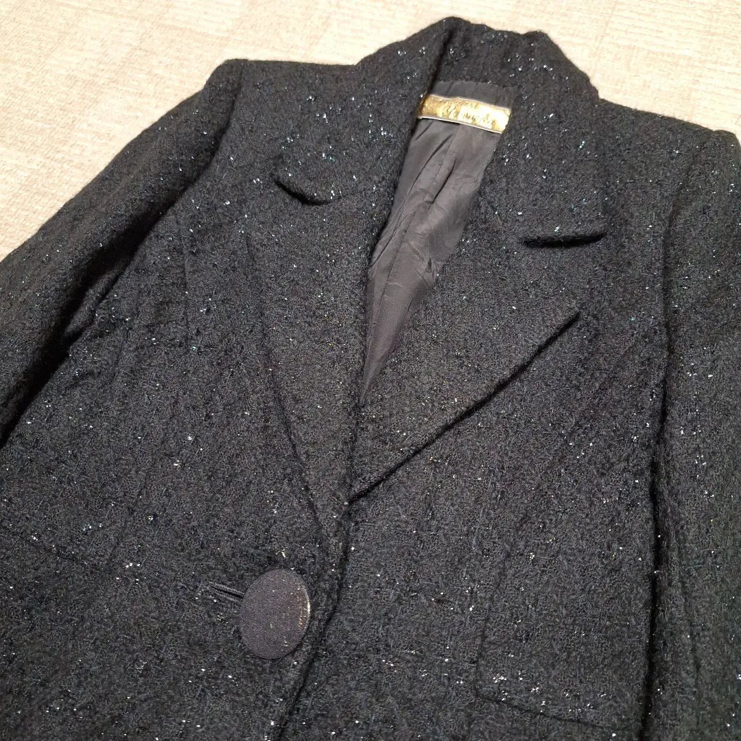 ♪Madam yamaoka Glitter black skirt suit