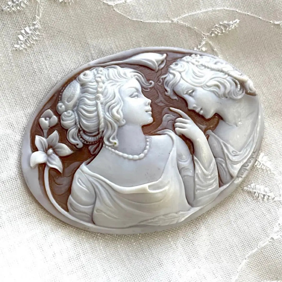 ◆Cameo de concha Venus Ruth Escultura de arte vintage Obra de arte antigua