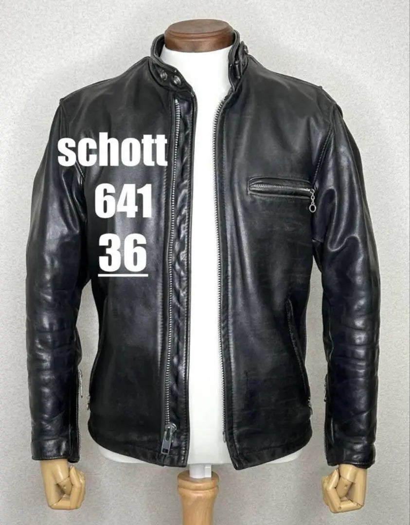 Chaqueta de piel de vaca Schott 641 fabricada en EE. UU. [36]