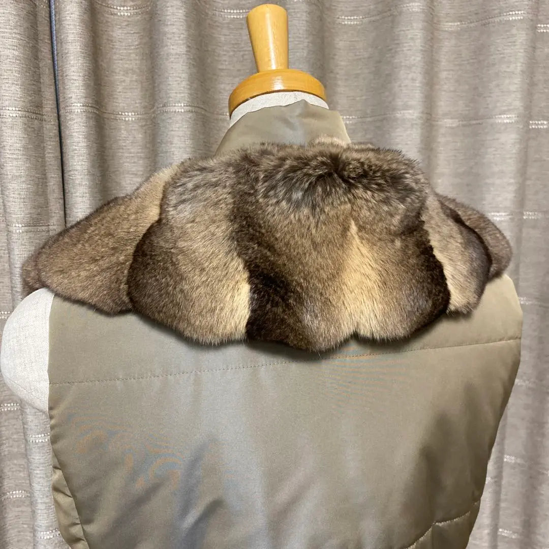 Foxy double zipper vest with fur