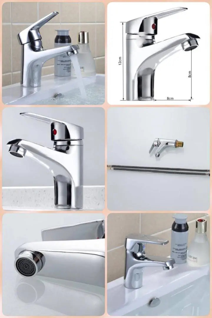 ❤ Ideal for rental properties ❣ Fashionable luxury chrome plating finish ♪ ❤ Single lever mixed faucet