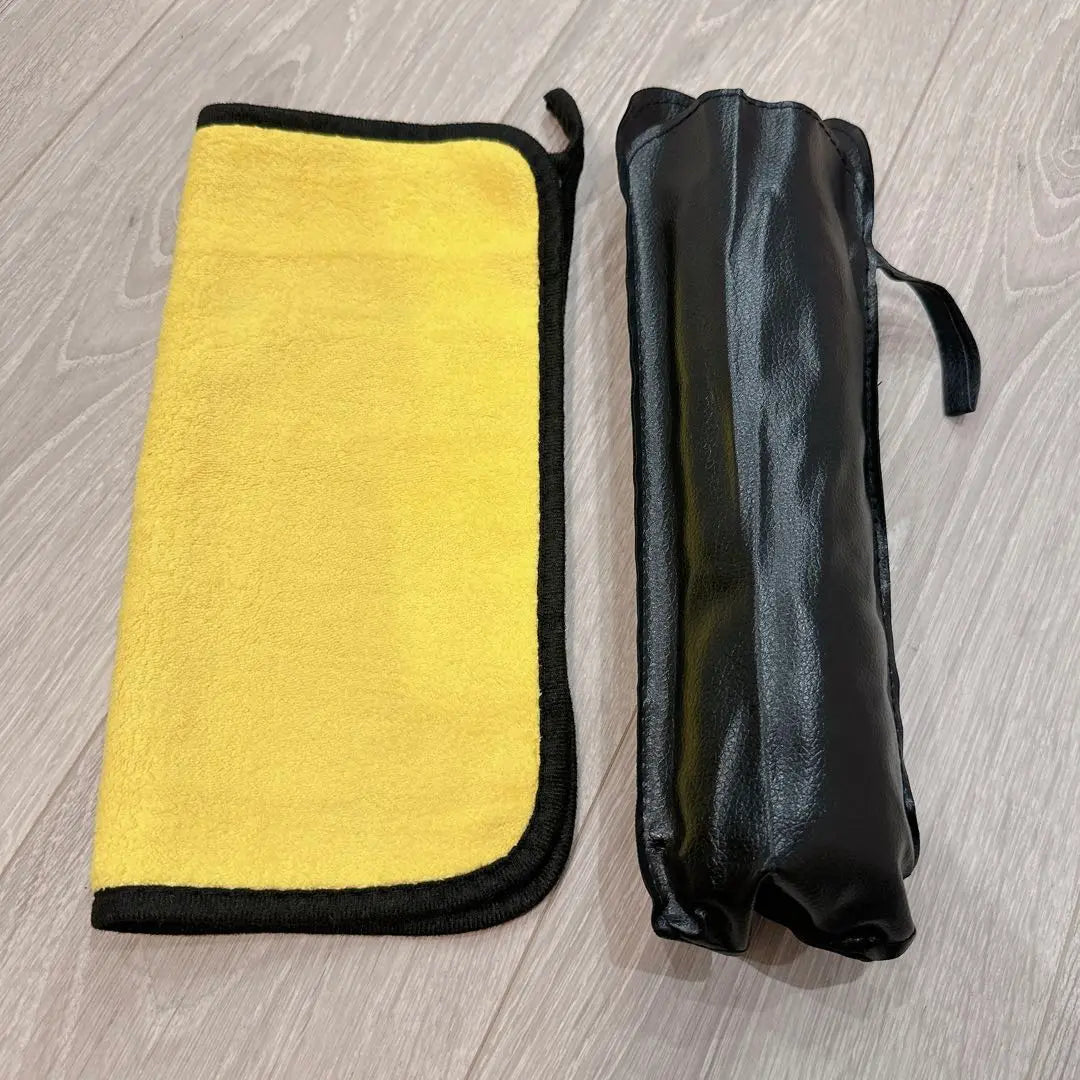 Sunshade for car Folding umbrella type Pouch with porch Towel shading heat shield UV cut | 車用サンシェード 折りたたみ傘型 ポーチ付き タオル 遮光 遮熱 UVカット