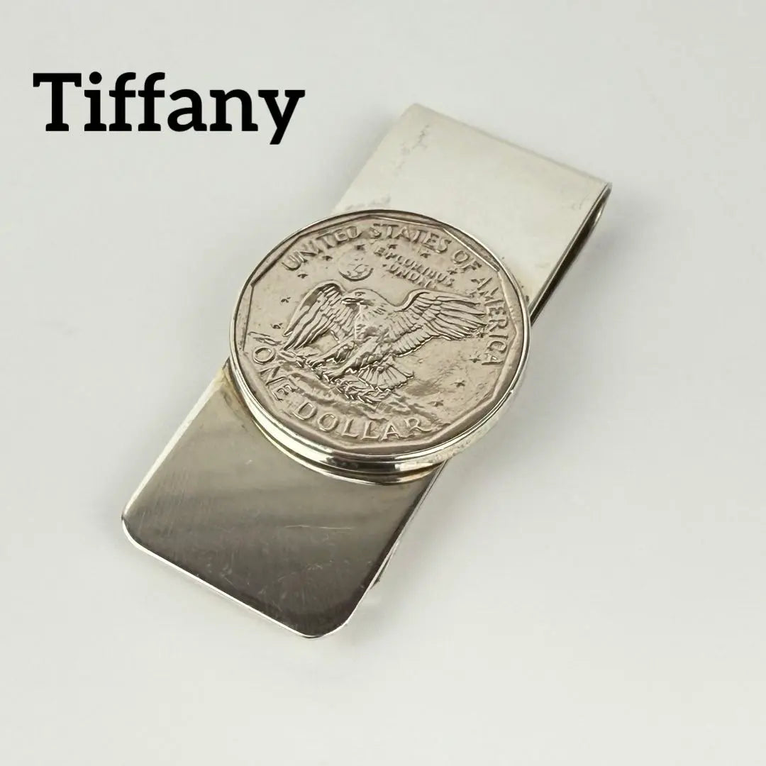 Clip para billetes de un dólar estilo Tiffany vintage de 1988