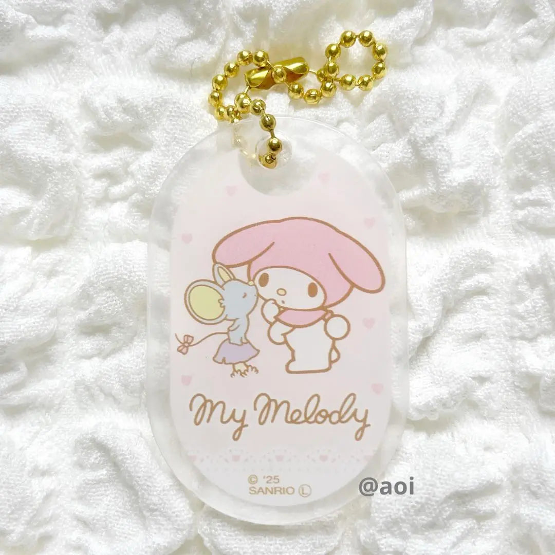 Sanrio Seria Acrylic Keychain My Melody