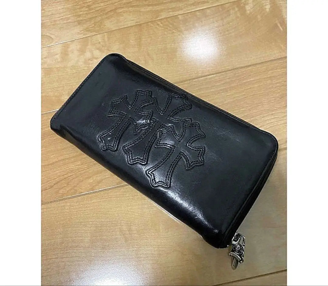 Extra beautiful goods! Proof of regular store purchase! Chrome Hearts Cemetery Cross Wallet Wallet | 極美品！正規店購入証明有！クロムハーツ セメタリークロスウォレット 財布