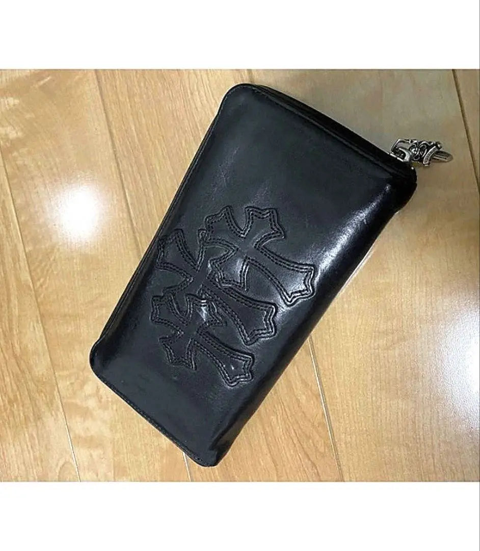 Extra beautiful goods! Proof of regular store purchase! Chrome Hearts Cemetery Cross Wallet Wallet | 極美品！正規店購入証明有！クロムハーツ セメタリークロスウォレット 財布