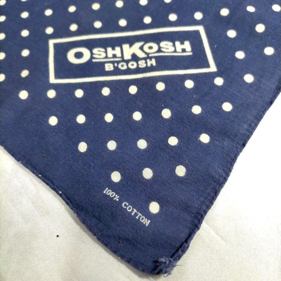 ✨60s✨Vintage★Bandana★OSHKOSH★Oshkosh★USA★Dot pattern