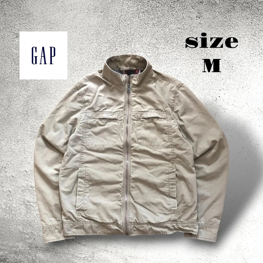 [US used clothing] Gap Harrington Jacket Beige Men's Size M Lightweight