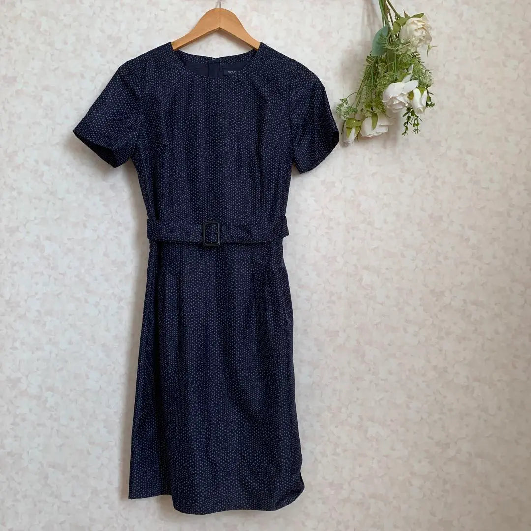 Beautiful condition ☆ Burberry London Short Sleeve Dress 38 Sanyo Shokai