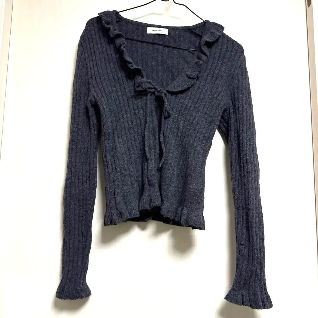 Payton Place Wool Bolero Cardigan Gray Size 9