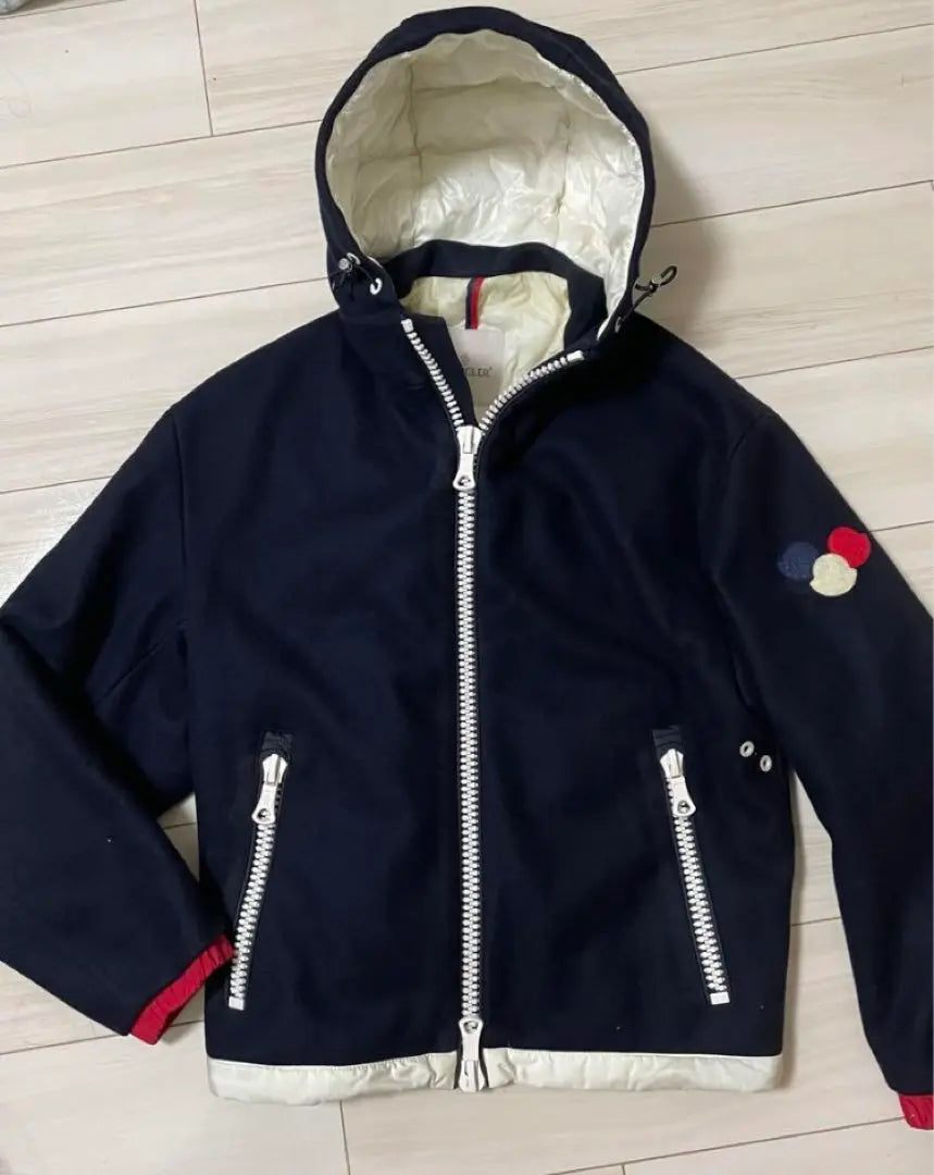 Hombre MONCLER Chaqueta De Plumas De Lana Triple Ppen Azul Marino | Moncler