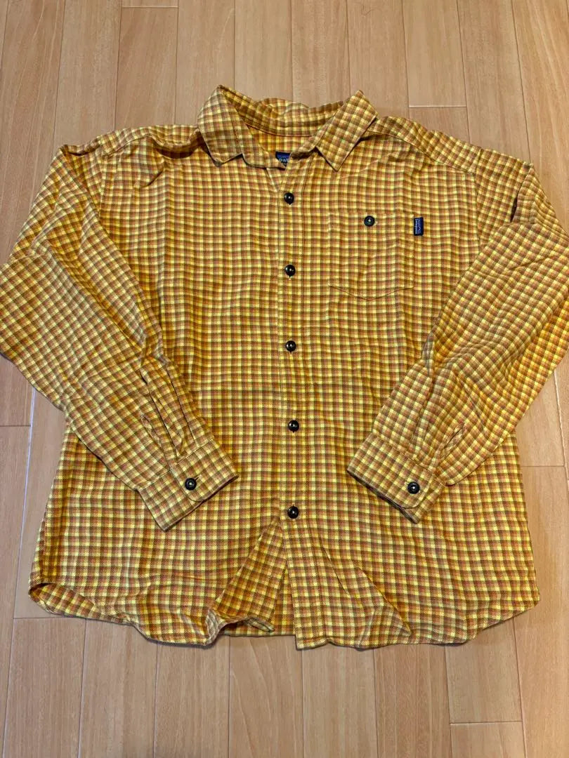 Camisa de cuadros de algodón orgánico Patagonia XL