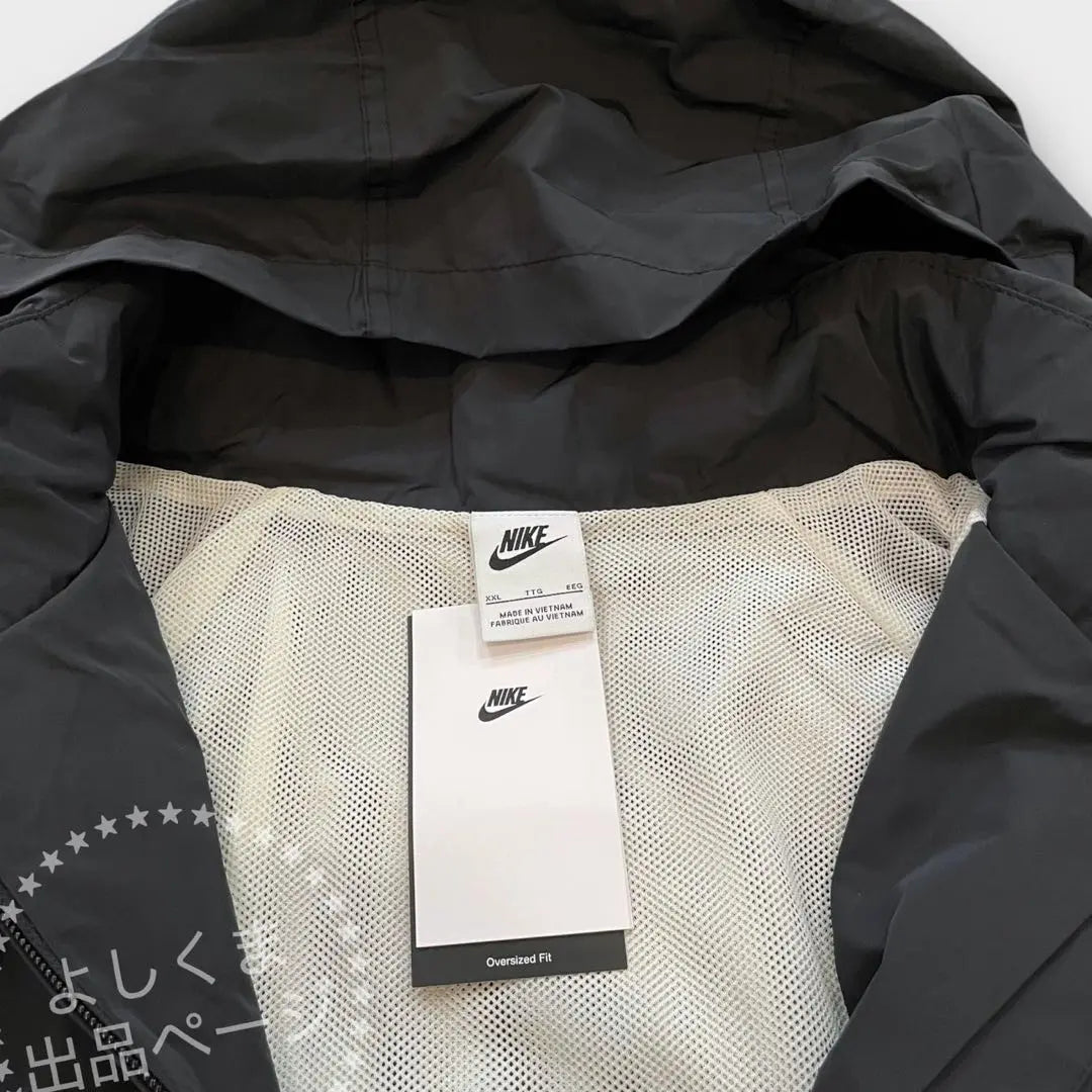 Nike Big Swoosh Setup Chaqueta de nailon negra para hombre 2XL | Tamaño: 2XL. Tamaño: 2XL. Tamaño: 2XL.