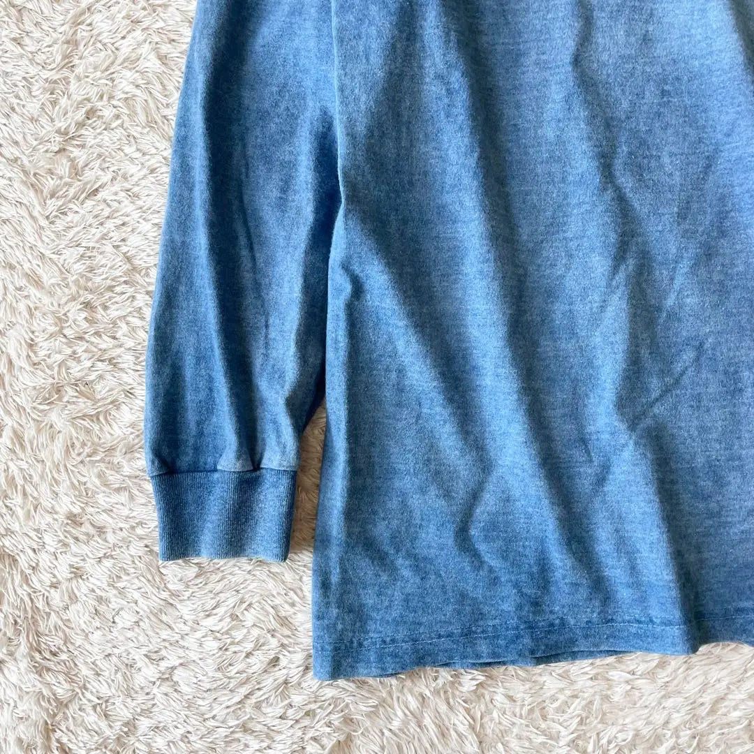 Beauty Long John Long Sleeve Cut Saw L Indigo USA