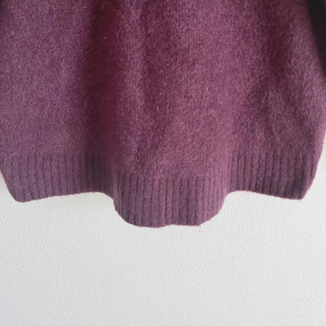 [GLOBAL WORK] Mock neck knit alpa car blend natural material | 【GLOBAL WORK】　モックネック　ニット　アルパカブレンド　天然素材