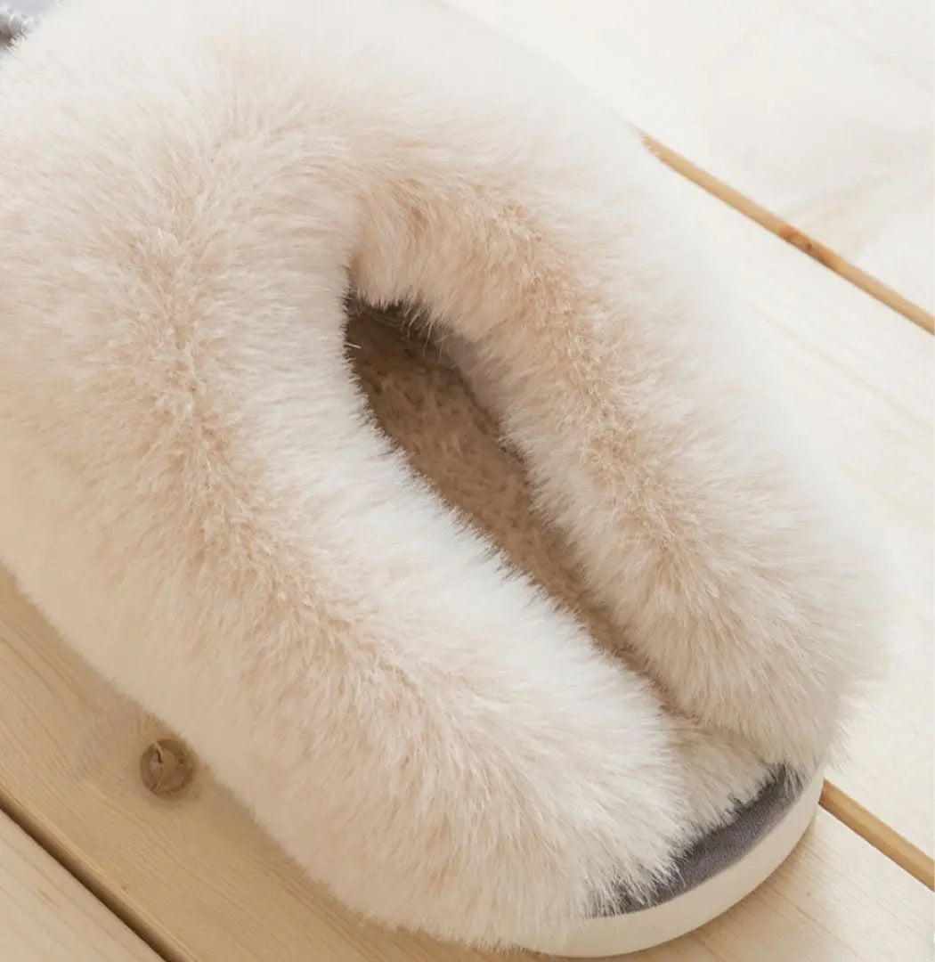 Slippers, room shoes, warm, sheepskin, high-looking, unisex, faux fur