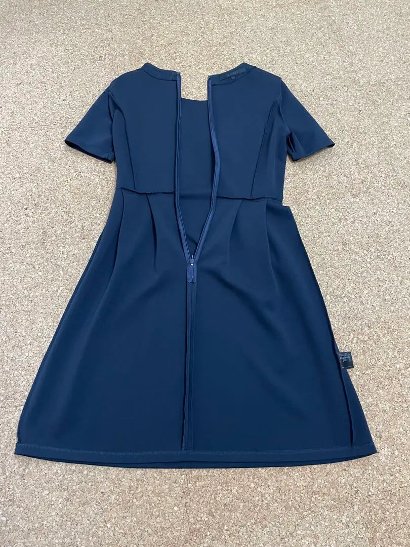 Unused ANAYI short sleeve dress navy 38 | 未使用ANAYI半袖ワンピース紺38