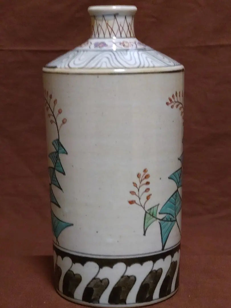 Godai Sato Susaku, Colored Pictures, Flower Pattern, Ail Pot, Flower Pot