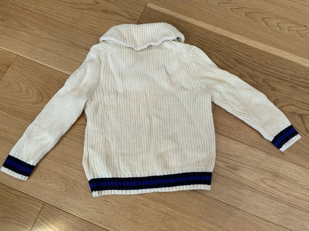 Ralph Lauren Ivory Sweater Knit 4T Logo