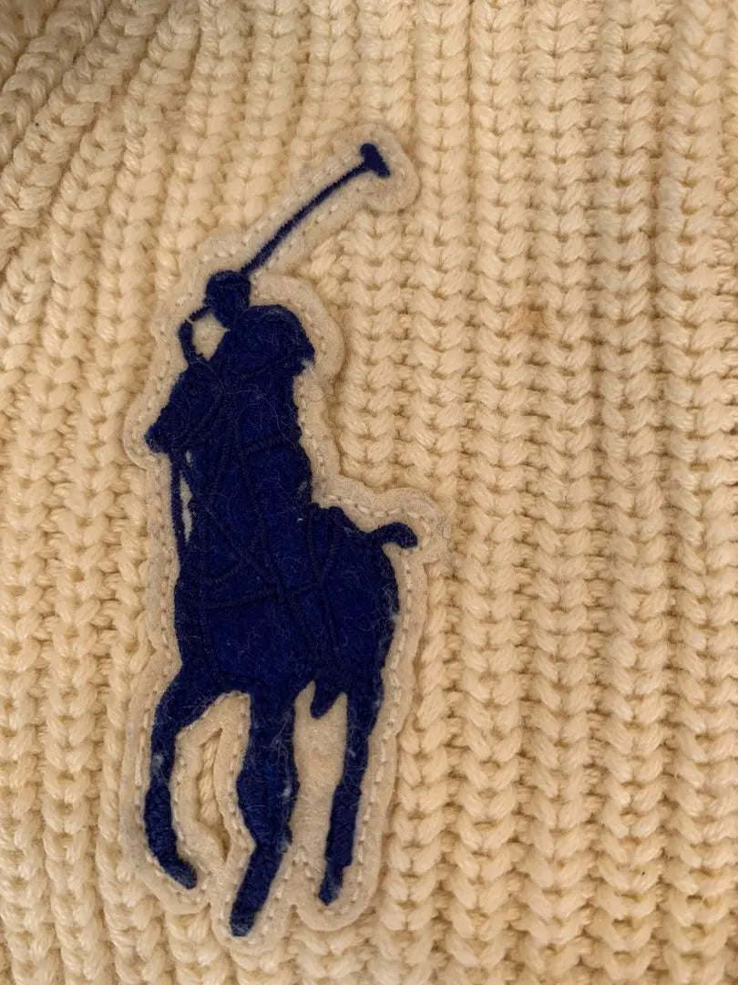 Ralph Lauren Ivory Sweater Knit 4T Logo