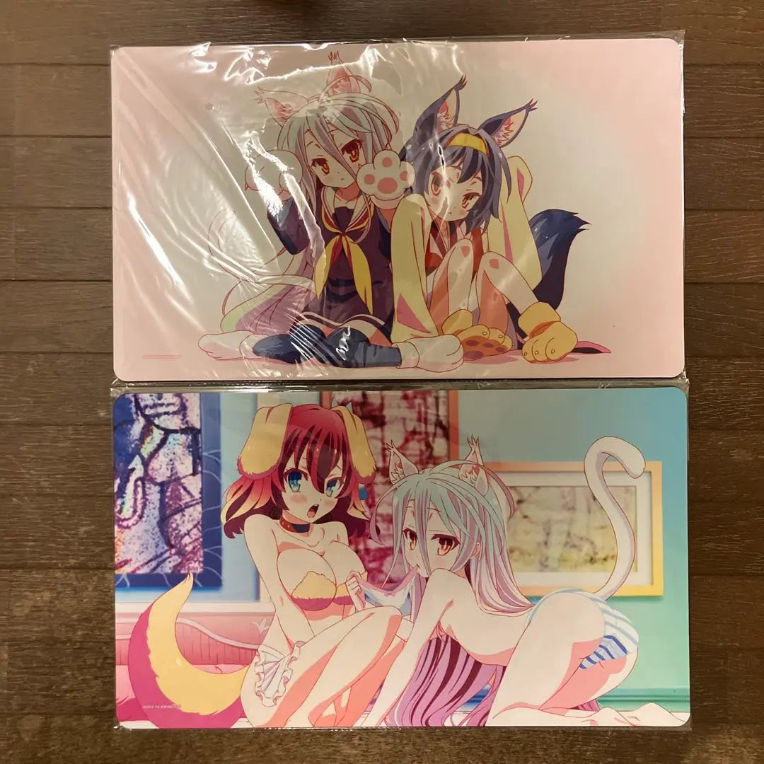 No Game No Life Nogenola Droodolow Multi Desk Mat Set of 2