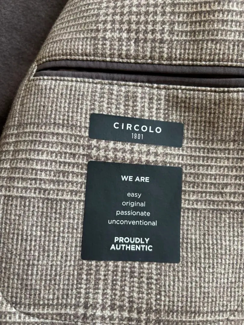 Unused CIRCOLO1901 Jersey Jacket 48 Greige