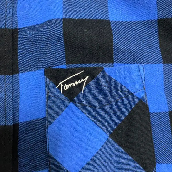 Good condition♪Tommy check shirt