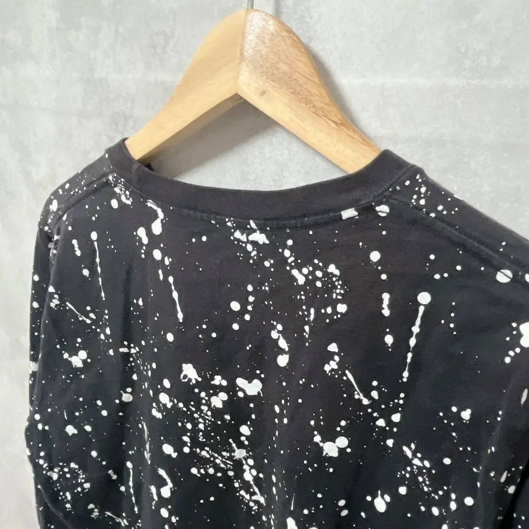 X GIRL Splatter Pattern Long Sleeve T -shirt Size 2 M X Girl Ron T | X GIRL スプラッター柄 長袖Tシャツ サイズ2 M エックスガール　ロンT