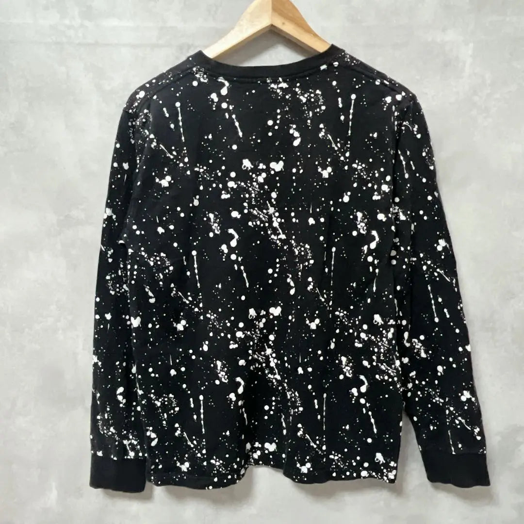 X GIRL Splatter Pattern Long Sleeve T -shirt Size 2 M X Girl Ron T | X GIRL スプラッター柄 長袖Tシャツ サイズ2 M エックスガール　ロンT