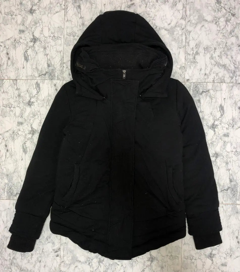 ‼ ️First come, first served!! ️Hooded coat [black/black]