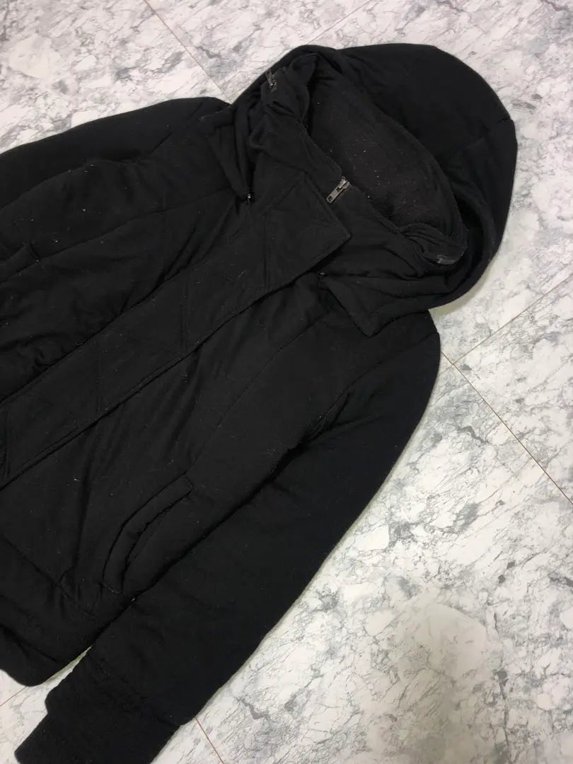 ‼ ️First come, first served!! ️Hooded coat [black/black]