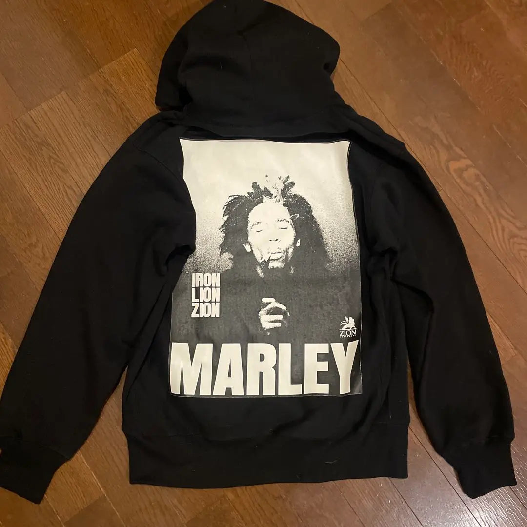 [New] Zion Bob Marley Sweatshirt Hoodie Black M