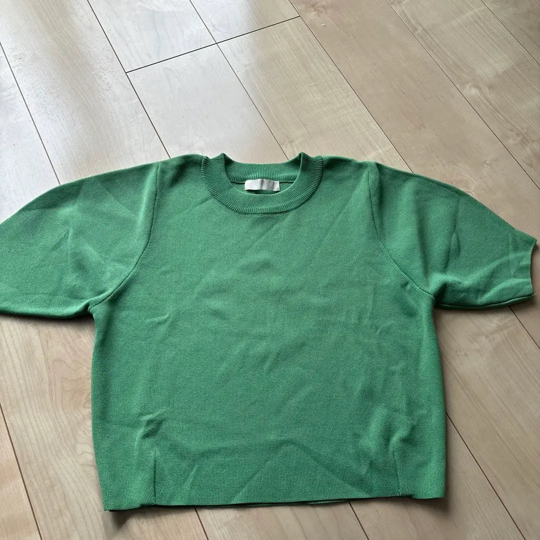 FREE'S MART Short-sleeved knit Green