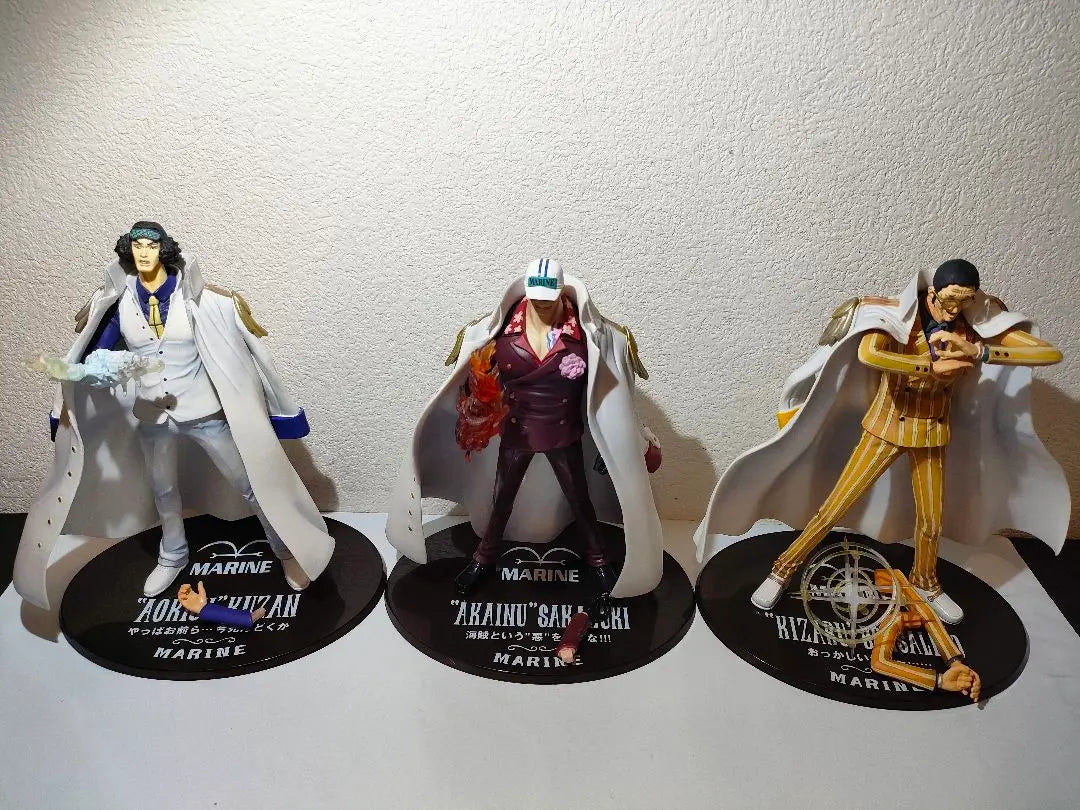 ☆ Figura Arts Zero Figura de una pieza Akainu Aokiji Kizaru Kuzan Daisen