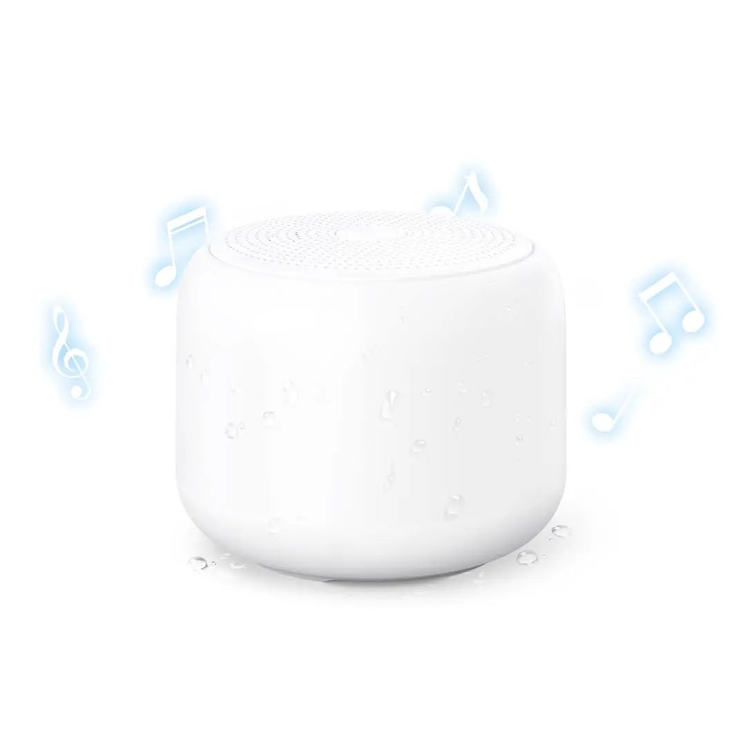 Altavoz Bluetooth IPX7 Altavoz inalámbrico resistente al agua Pequeño blanco | Bluetooth スピーカーIPX7 cable de audio 小型 白