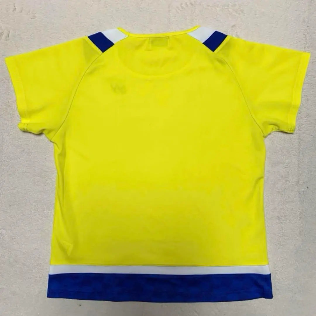 Hermosa camiseta de juego Yonex para mujer, color amarillo, talla L