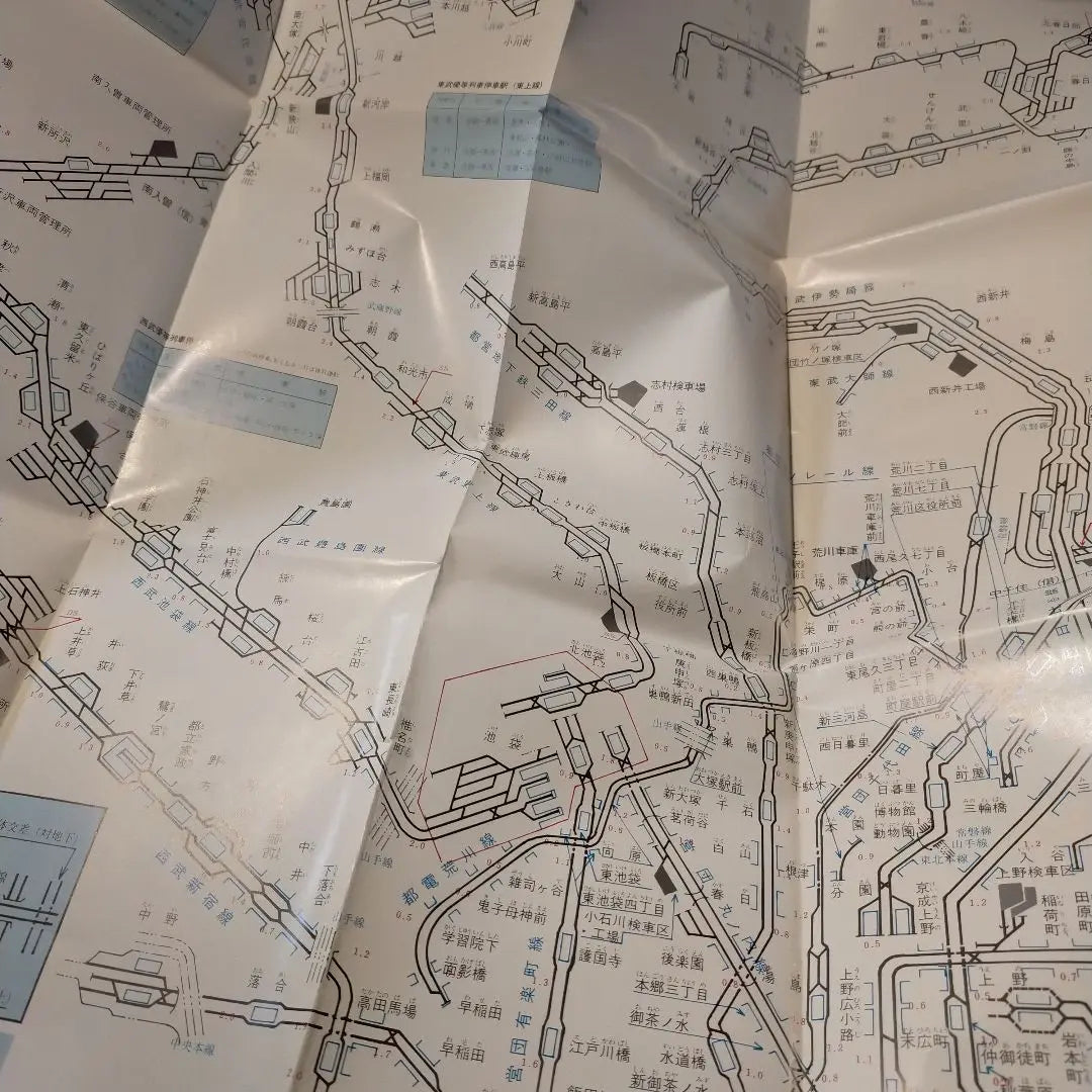 Rail Map Tokyo I & II, Private Railways Edition (1978, 1989)