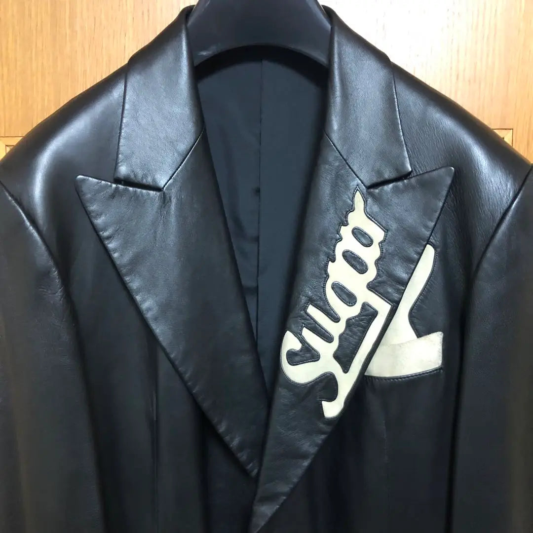 [Excelente estado] Chaqueta de cuero Yohji Yamamoto Pool Homme 03 AW Pimp