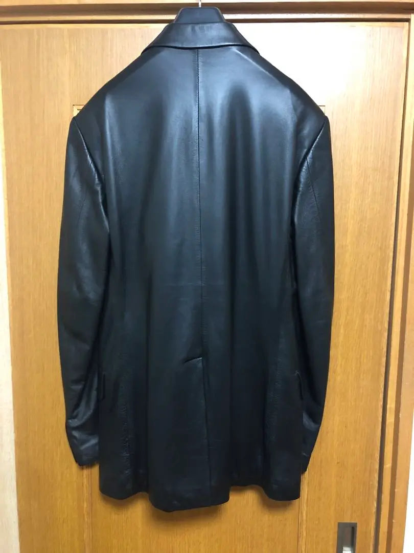 [Super beautiful condition] Yohji Yamamoto Pool Homme 03 AW Pimp leather jacket