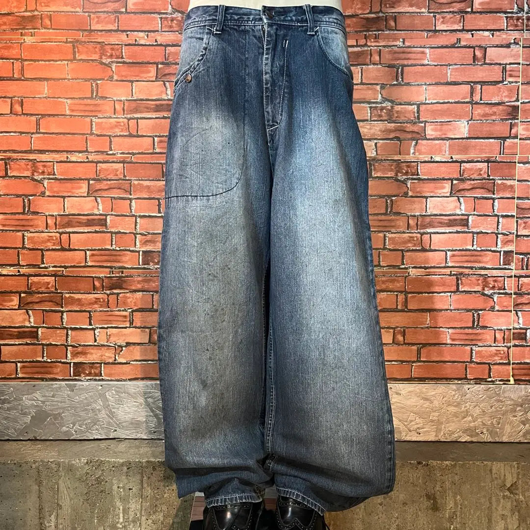 USA Vintage Denim Pants Akademiks Buggy Wide Y2K Color Fall