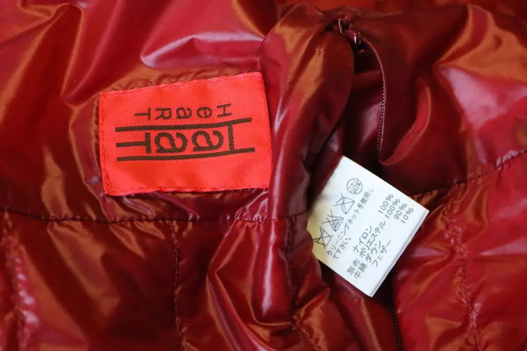 57 Issey Miyake HaaT Down Jacket Red 90% Down Feather 10