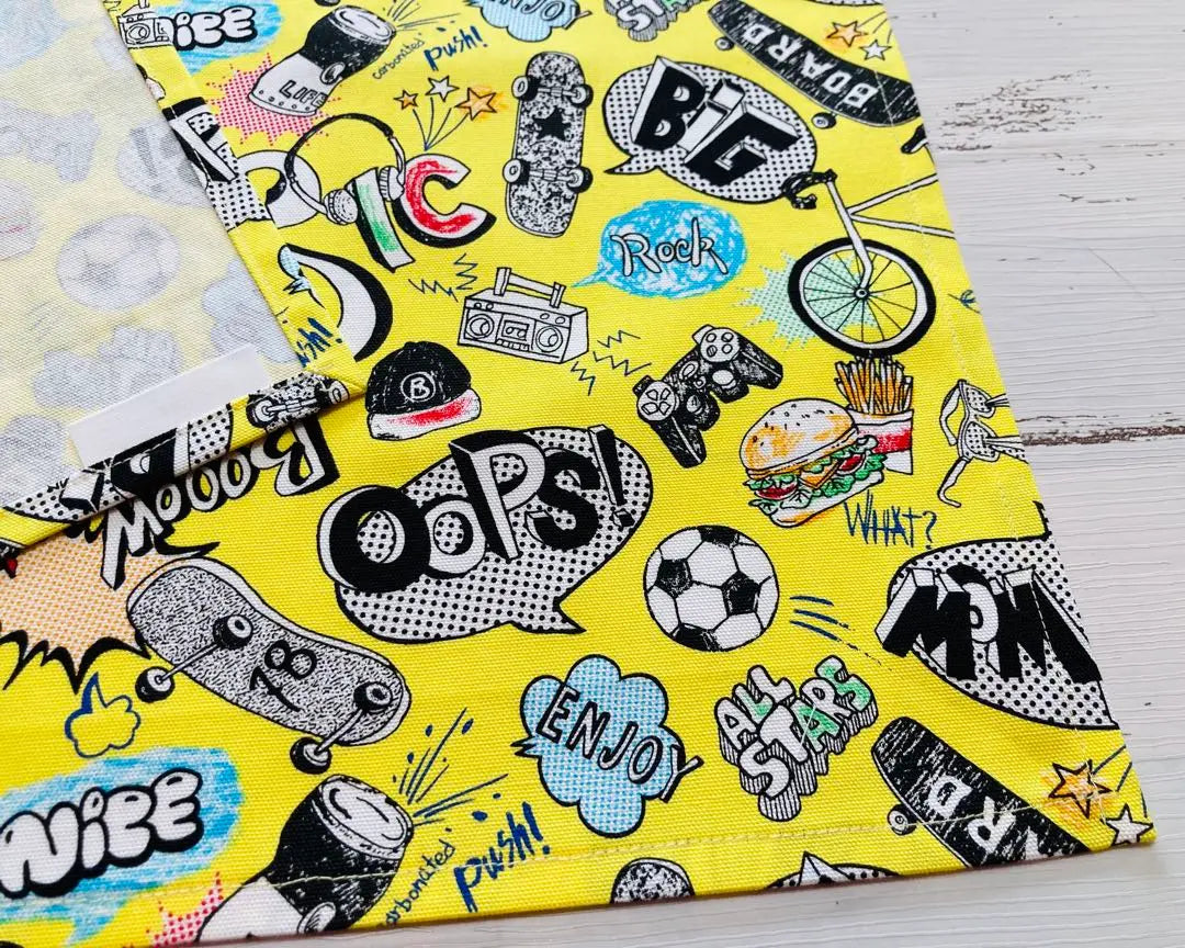 770★Game 40x60 Placemat Lunch Bag Set/Elementary School Handmade Boy