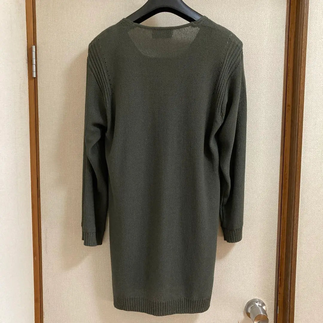 Women's long sleeve thin knit long tops made in Italy XL